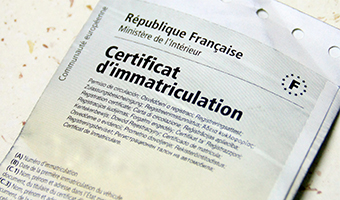 Demande de certificat d'immatriculation (carte grise)